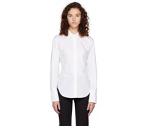 White Lace-Up Shirt