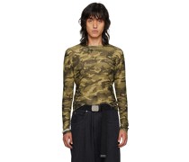 Green Camouflage Long Sleeve T-Shirt