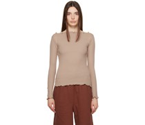 Beige Tav Long Sleeve T-Shirt