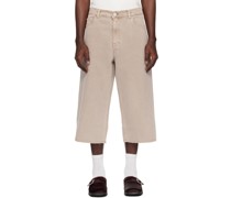 Taupe Capri Shorts