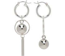 Silver Mini Solar Earrings