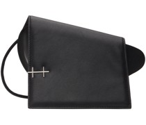 Black Exserted Mini Bag