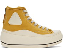 Yellow Kurt High-Top Sneakers