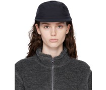 Black 3 Layer Rain Flat Cap