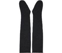 Gray Chopo Mittens