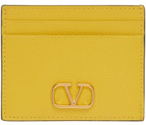 Yellow VLogo Card Holder