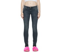 Black Frayed Jeans