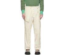 SSENSE Exclusive Off-White Fluffy Reversible Trousers