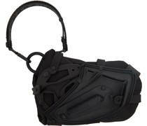 Black Maxi Matte Wristlet Phone Bag Bracelet