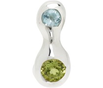 SSENSE Exclusive Silver Chamelle Gem Stud Single Earring
