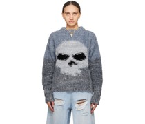 Gray Intarsia Sweater