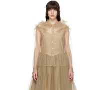 Beige Nylon Shirt