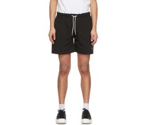 Black Winged Foot Rugby Shorts