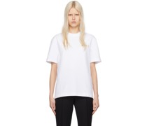 White Les Classiques 'Le T-Shirt Gros Grain' T-Shirt