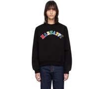 Black Collegiate Sweatshirt