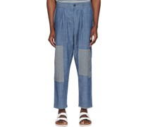 Blue Patched Trousers