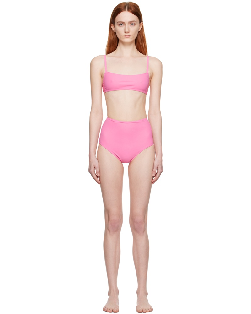 LIDO Damen Pink Undici High Waist Bikini