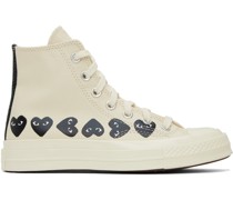 Beige Converse Edition Chuck 70 Multi Heart Sneakers