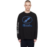 Black Printed Long Sleeve T-Shirt