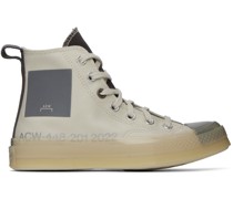 Off-White & Gray Converse Edition Chuck 70 Sneakers