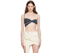 Navy 'Le Bandeau Espelho' Tank Top