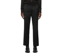 Black Satin Pants