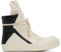 Off-White & Black Geobasket Sneakers