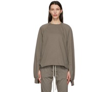 Grey Medium Weight Cotton Jersey Sweatshirt