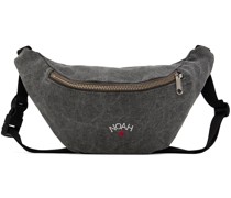 Gray Canvas Fanny Pack