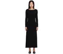 Black Collagen Maxi Dress