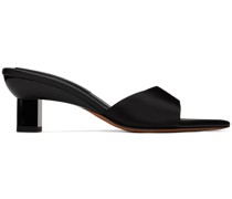 Black Verona Heeled Sandals