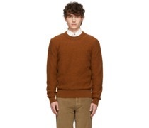 Orange Aappio Crewneck Sweater
