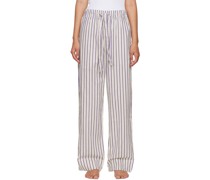 White Striped Pyjama Pants