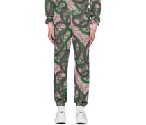 Green Zipped Sweatpants