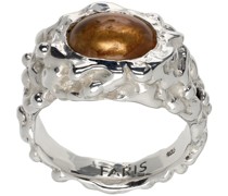 Silver Roca Eye Ring