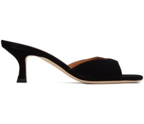 Black Brigitte Heeled Sandals