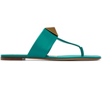 Green One Stud Sandals