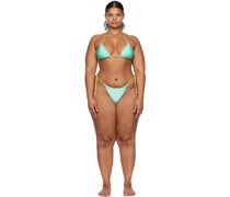SSENSE Exclusive Green Ari & Mila Bikini