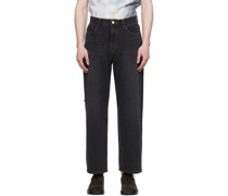 Black Significant Tag Jeans