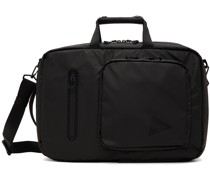 Black Coating Rip Expansion Briefcase