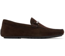Brown Hardware Loafers