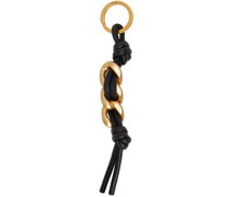 Black Curb Chain Keychain