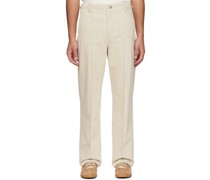Off-White Zip Tab Trousers