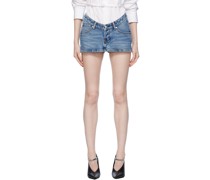 Blue Dipped Front Skort