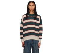 Blue & Off-White Drussellh Sweater