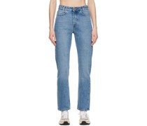 Blue Signature Straight Jeans