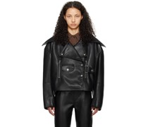 Black Ado Leather Jacket