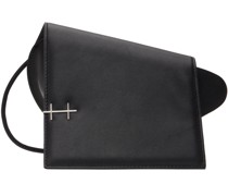 Black Exserted Mini Bag