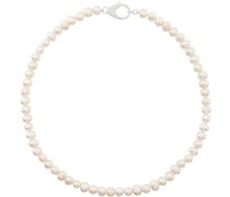 White Classic Pearl Necklace