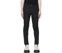 Black Walthem Tailored Trousers